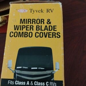 ADCO Combo Mirror and Wiper Blade Covers White dots